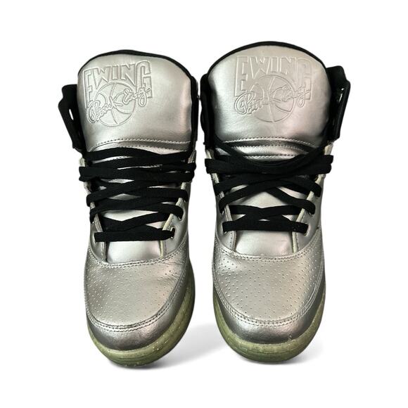 Patrick Ewing 33 Hi High Top Silver Basketball Shoes 1EW90148-057 Men’s size 8 - Picture 2 of 15